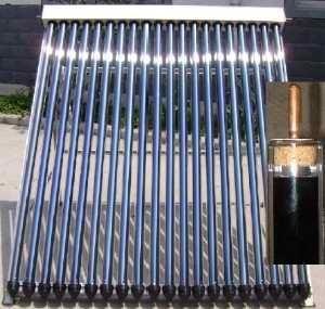 Balkon Heatpipe Solarkollektor unter Druck, 