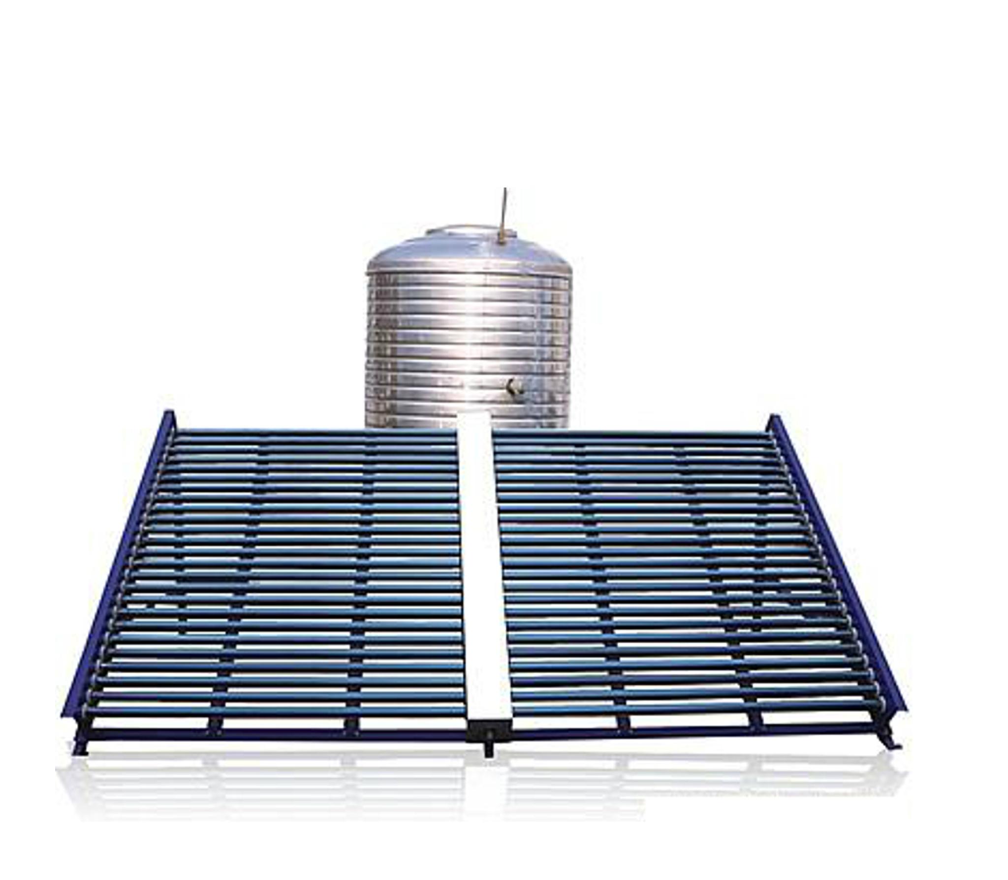 Solarwarmwasserbereiter mit Tank, 