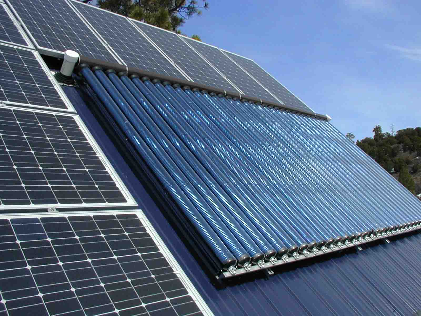 Hocheffizienter unter Druck stehender Solarkollektor, 