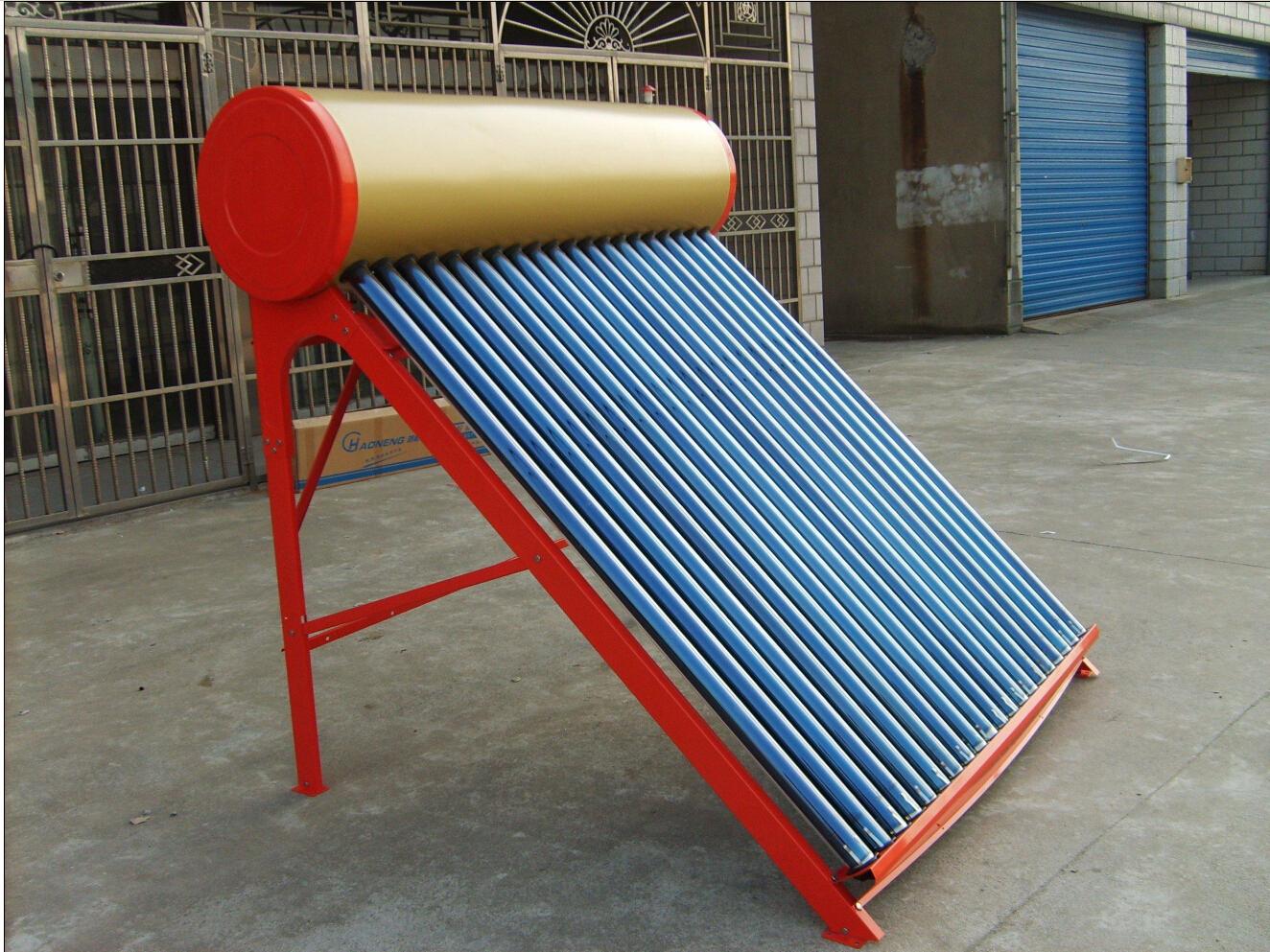 Solarpanel Warmwasserbereiter, 