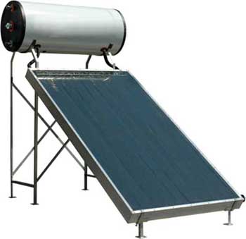 Hochwertiger Solarwarmwasserbereiter mit flacher Platte, 