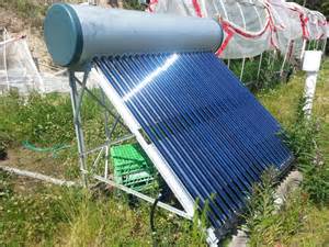 Tragbarer Solarwarmwasserbereiter, 