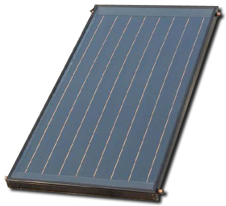 Flacher Druckluftsolarkollektor, 