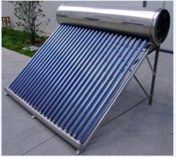 Solarwarmwasserbereiter in Kerala, 