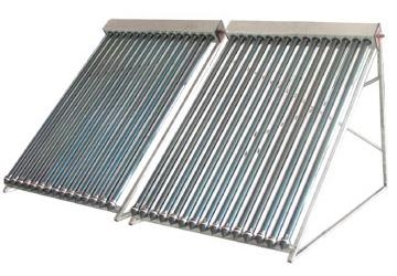 Druckloser Solarwarmwasserbereiter aus Edelstahl, 