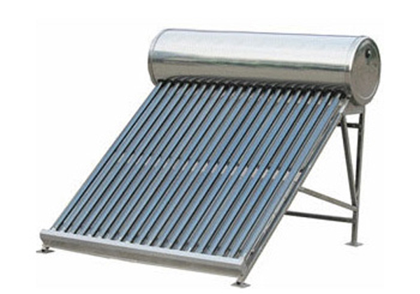 Druckloser Solarwarmwasserbereiter aus Edelstahl, 