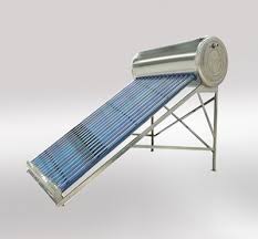 Vakuumröhren-Solarwarmwasserbereiter aus drucklosem Edelstahl, 