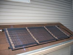 Druck Solarwarmwasserbereiter